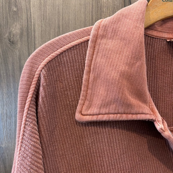 ARULA Corduroy Jacket in Dusty Rose - Picture 3 of 11